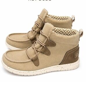 Hey Dude Wally Mid Tan‎ Boots Casual Comfort Shoes Lace